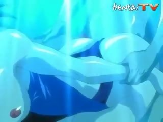 Hentai sexo bajo el agua